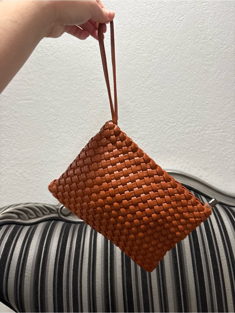 Source Unknown Woven Tote and Wristlet - Rustic Orange - Picture 3 of 5